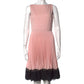 Vestido Valentino Rosa Renda Preta Techno Couture Tam 38 Br