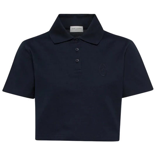 Cropped Polo Saint Laurent Tam PP BR