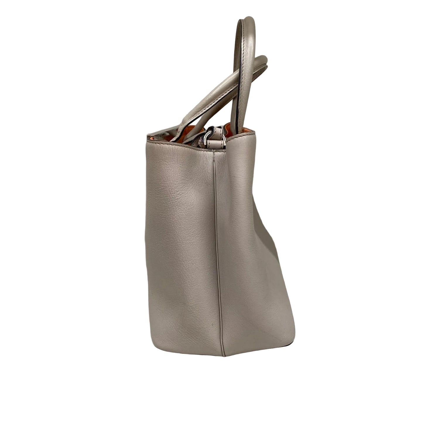 Bolsa Fendi 2Jours Cinza Claro