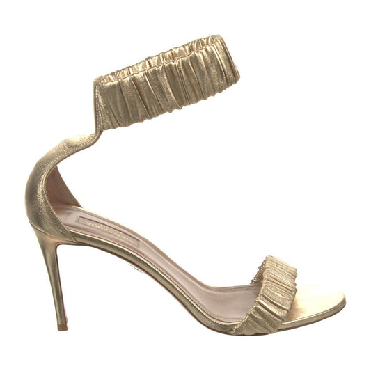 Sandalia Aquazzura Dourada Tam 36,5 Br