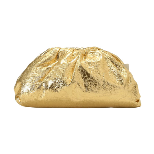 Clutch Bottega Veneta Dourada