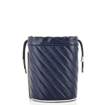 Bolsa Gucci GG Marmont Mini Bucket Azul