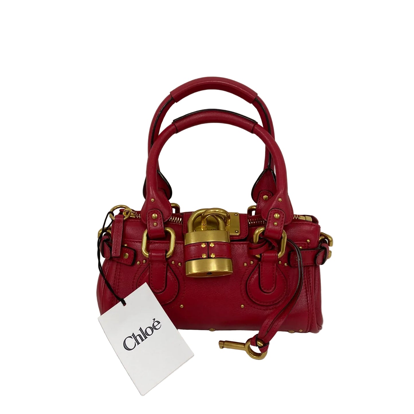 Bolsa Chloé Paddington Vermelha Small