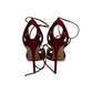 Sandalia Aquazzura Vinho Tam 38,5 Br