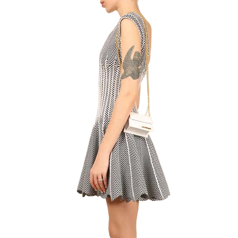 Vestido Alaia Preto e Branco Tam 34 Br