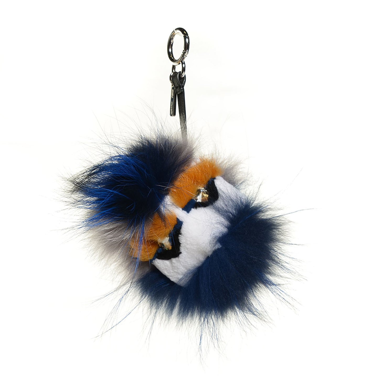 Chaveiro Fendi Mink Glamoroso Azul