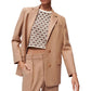 Conjunto Maje Blazer e Calça Bege Tam 38 Br