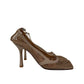 Sandalia Bottega Veneta Rede Bege Tam 36,5 BR