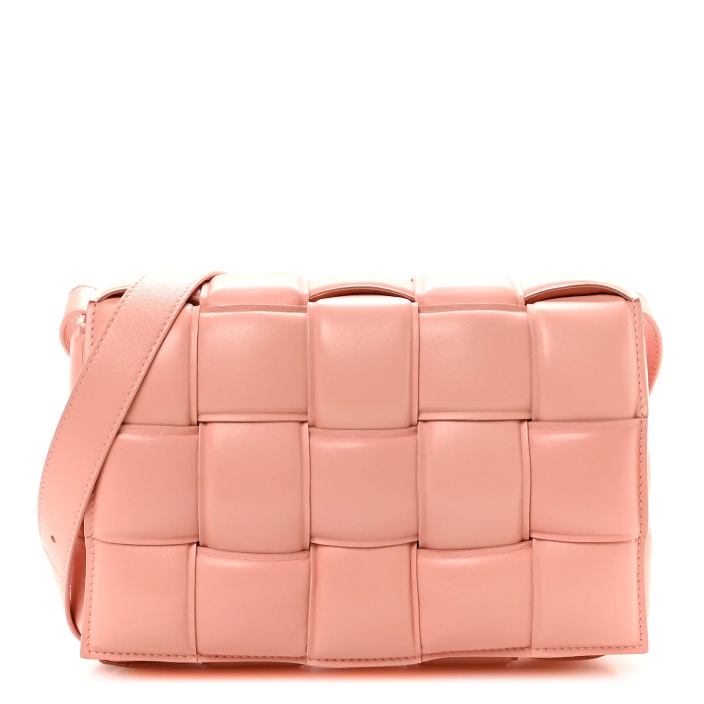 Bolsa Bottega Veneta Padded Cassette Salmão