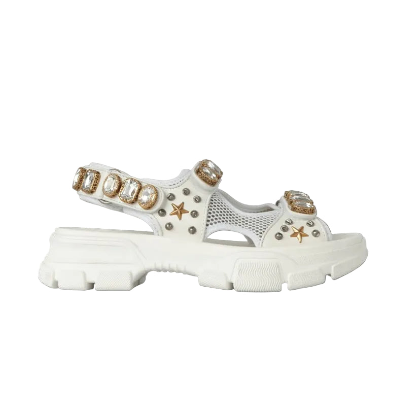 Papete  Gucci Aguru Crystal Tam 36,5 Br