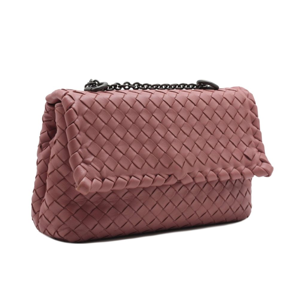 【non＊ 】BOTTEGA VENETA ニットポロ Bolsa Bottega Veneta Olimpia Rose Média – Peguei Bode