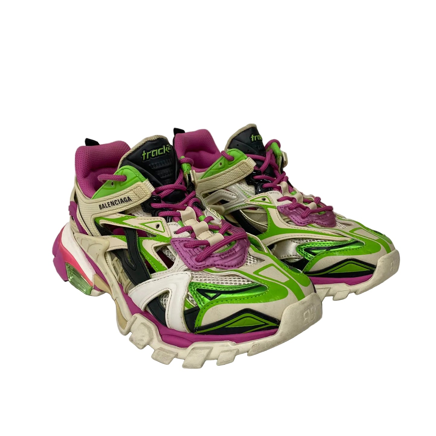 Tenis Balenciaga Bege e Rosa Tam 38 Br