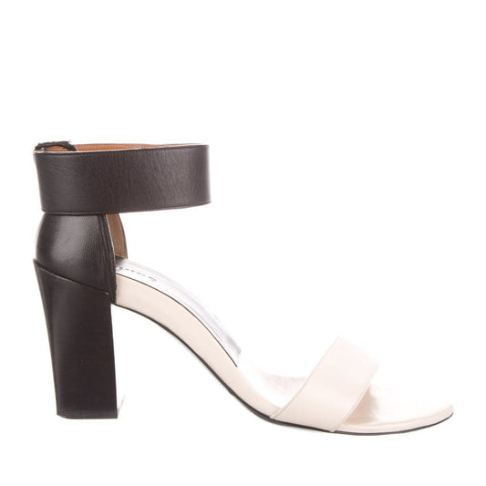 Sandália Chloe Off White e Preto Tam 37 Br