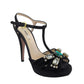 Sandalia Prada Preta Tam 37,5 BR