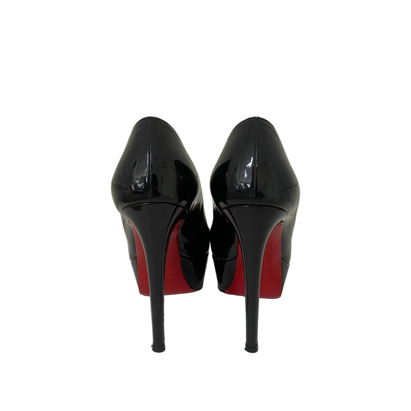 Sandália Louboutin Vinil Preta Tam 35,5 Br