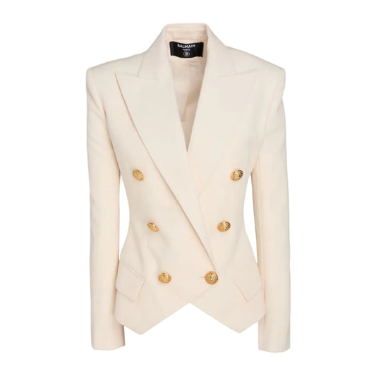 Blazer Balmain Rosa Claro Tam 32 Br