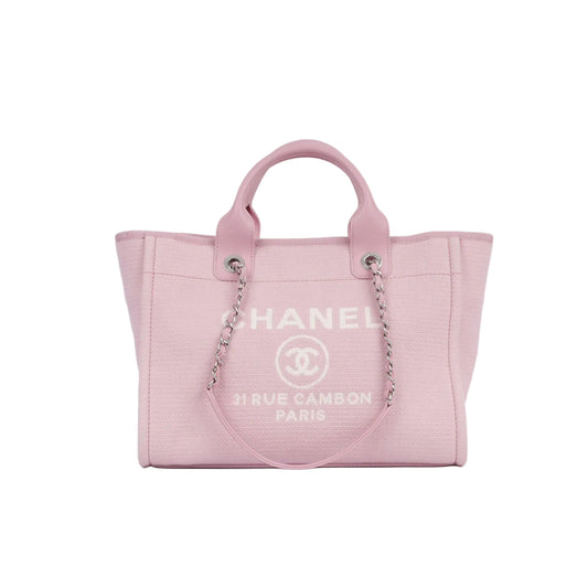 Bolsa Chanel Deauville Rosa Claro