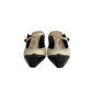 Scarpin Christian Dior Bicolor Preto e Off White Tam 34 Br