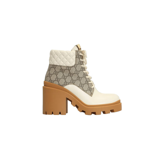 Bota Gucci Branca Holograma Tam. 34,5 Br