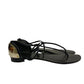 Rasteirinha Giuseppe Couro Preto Tam 36,5 Br