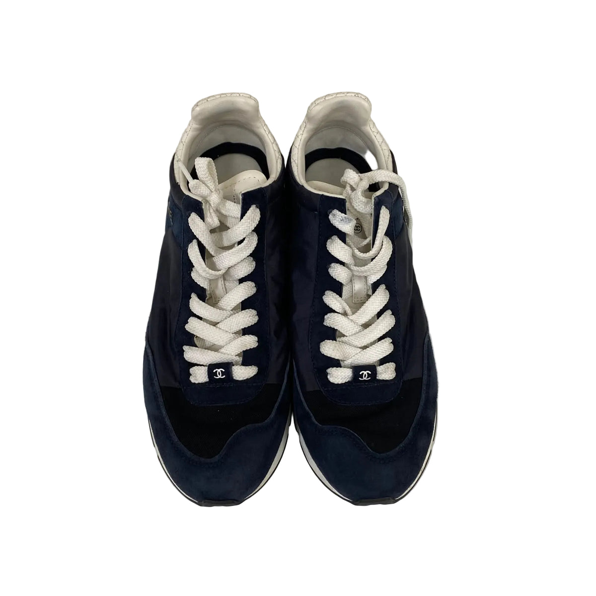 Tenis Chanel Azul Marinho Tam 37,5 BR