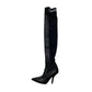 Bota Fendi Cano De Tecido Preta Tam 37 BR
