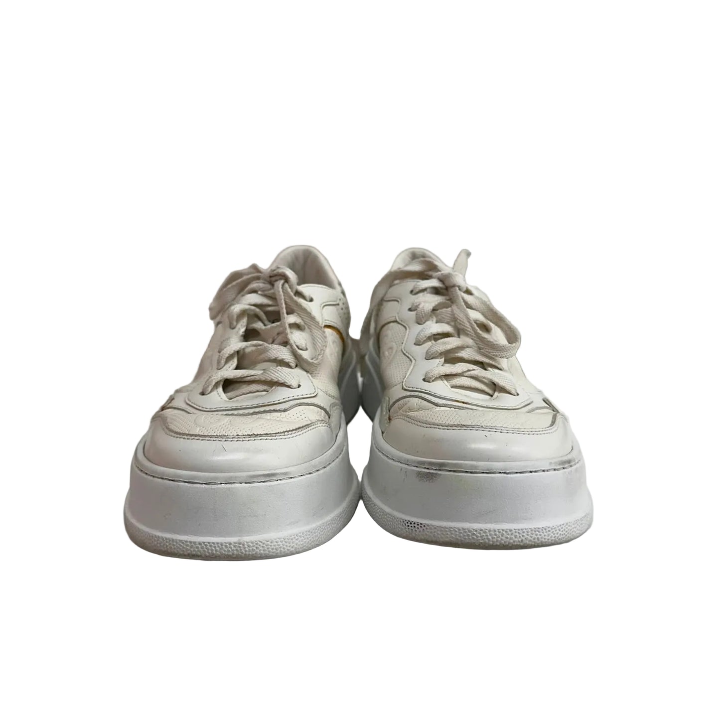 Tenis Gucci Branco Sola Branca Tam 37 Br