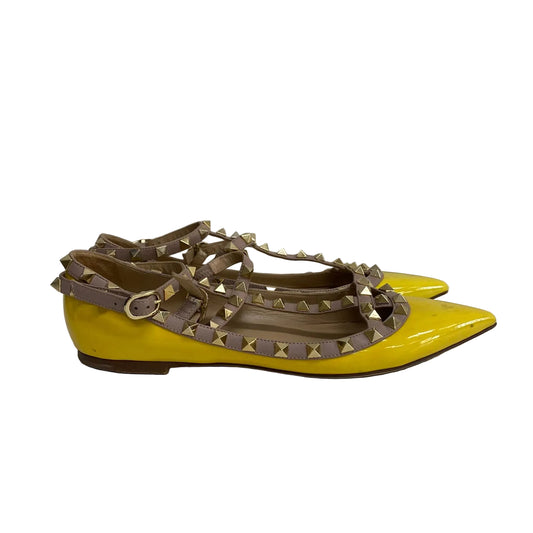 Sapatilha Valentino Rockstud Amarela Tam 36,5 Br