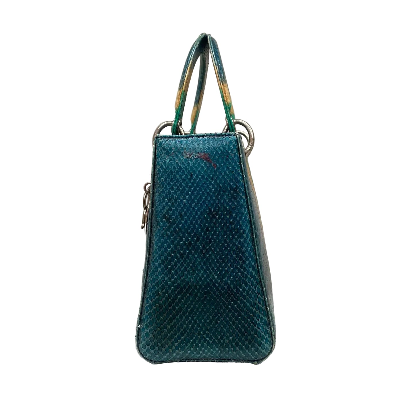 Bolsa Lady Dior Python Verde