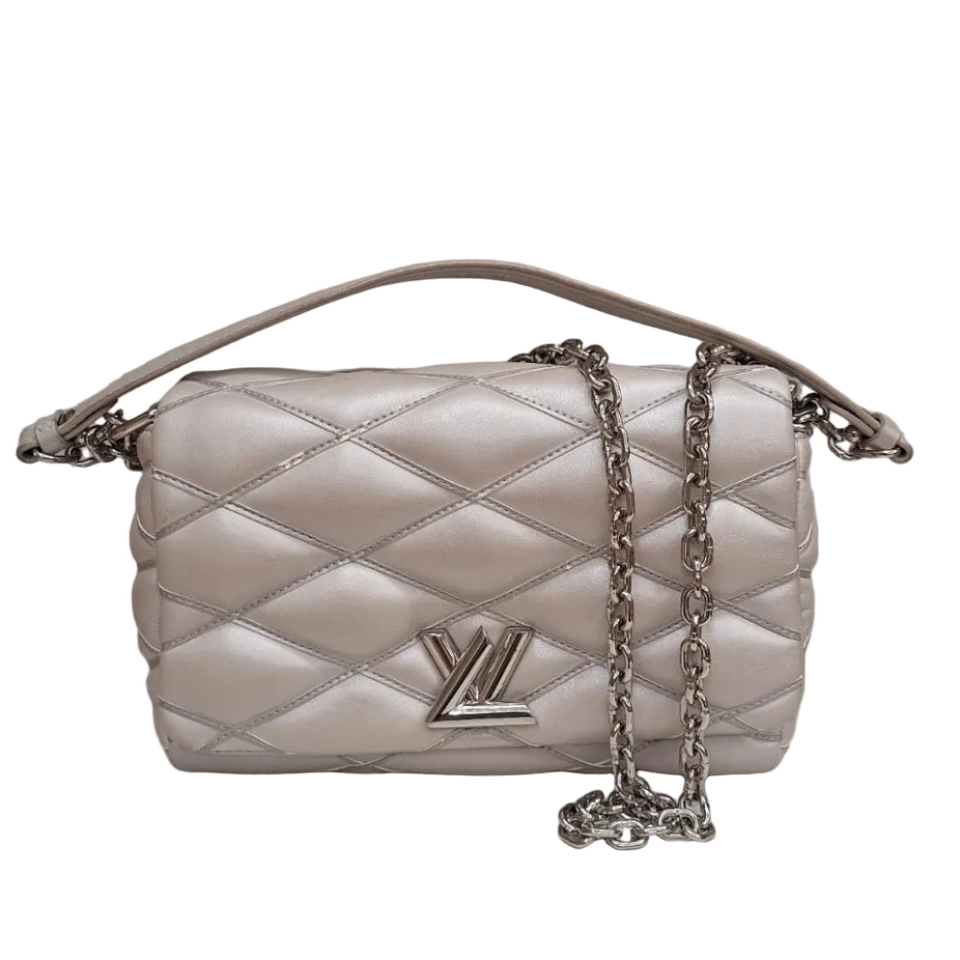 Bolsa Louis Vuitton Twist MM Prata