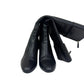 Bota Chanel Couro Preto Cano Alto Tam 38 Br