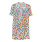 Vestido HVN Flores e Morangos Tam 34 Br