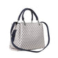 Bolsa Emporio Armani Monograma Azul