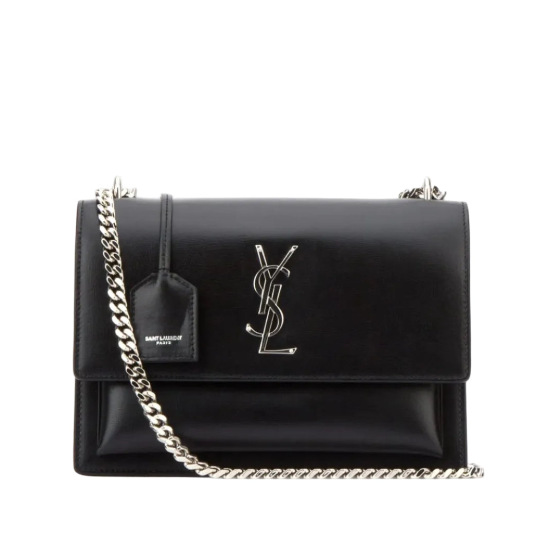 Bolsa Saint Laurent Sunset Preta