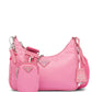 Bolsa Prada Re-Edition 2005 Rosa