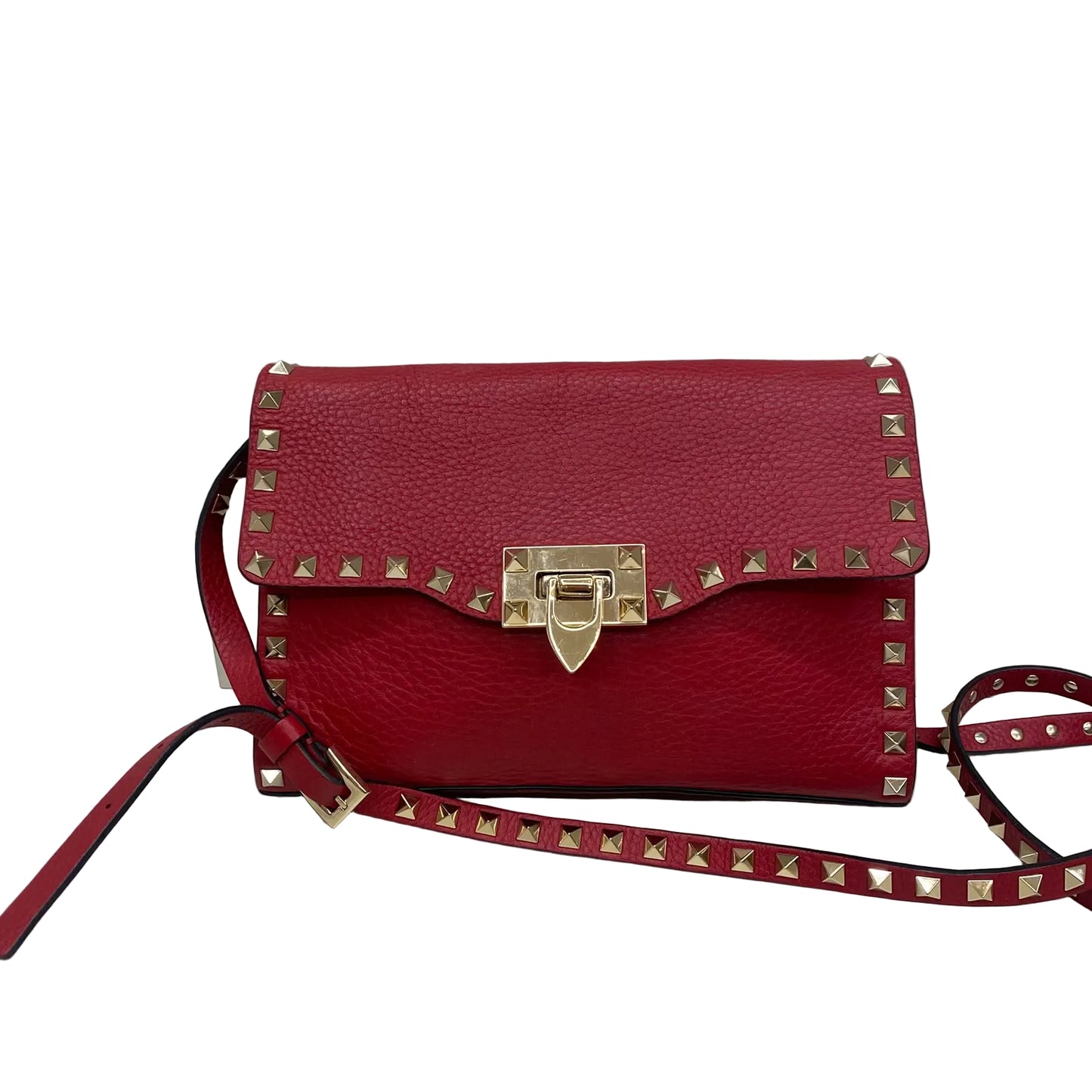 Bolsa Valentino Garavani Rockstud Vermelha