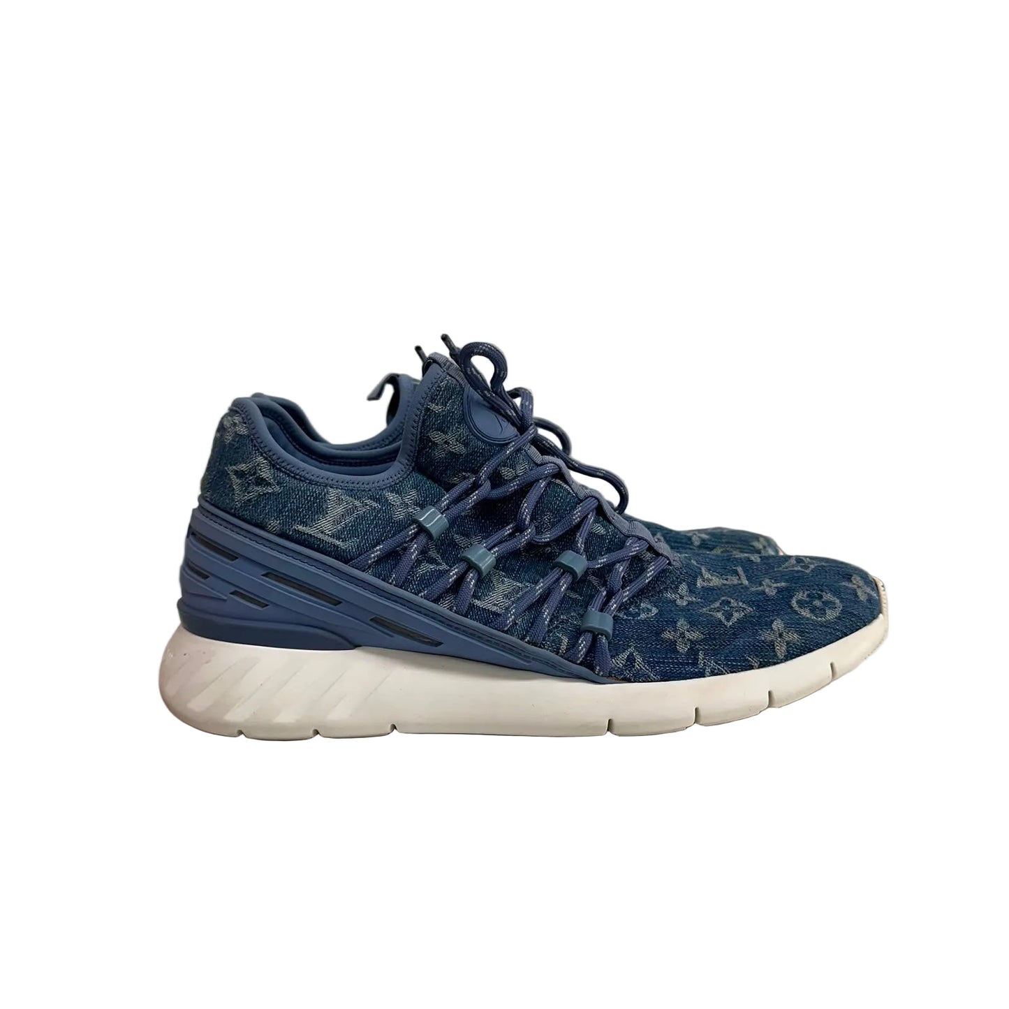 Tenis Louis Vuitton Monograma Azul Tam 37,5 Br