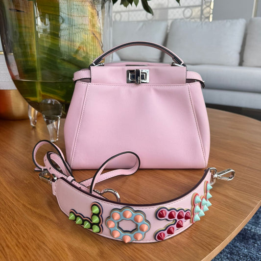 Bolsa Fendi Peekaboo Rosa