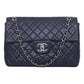 Bolsa Chanel Classic Flap Azul Marinho