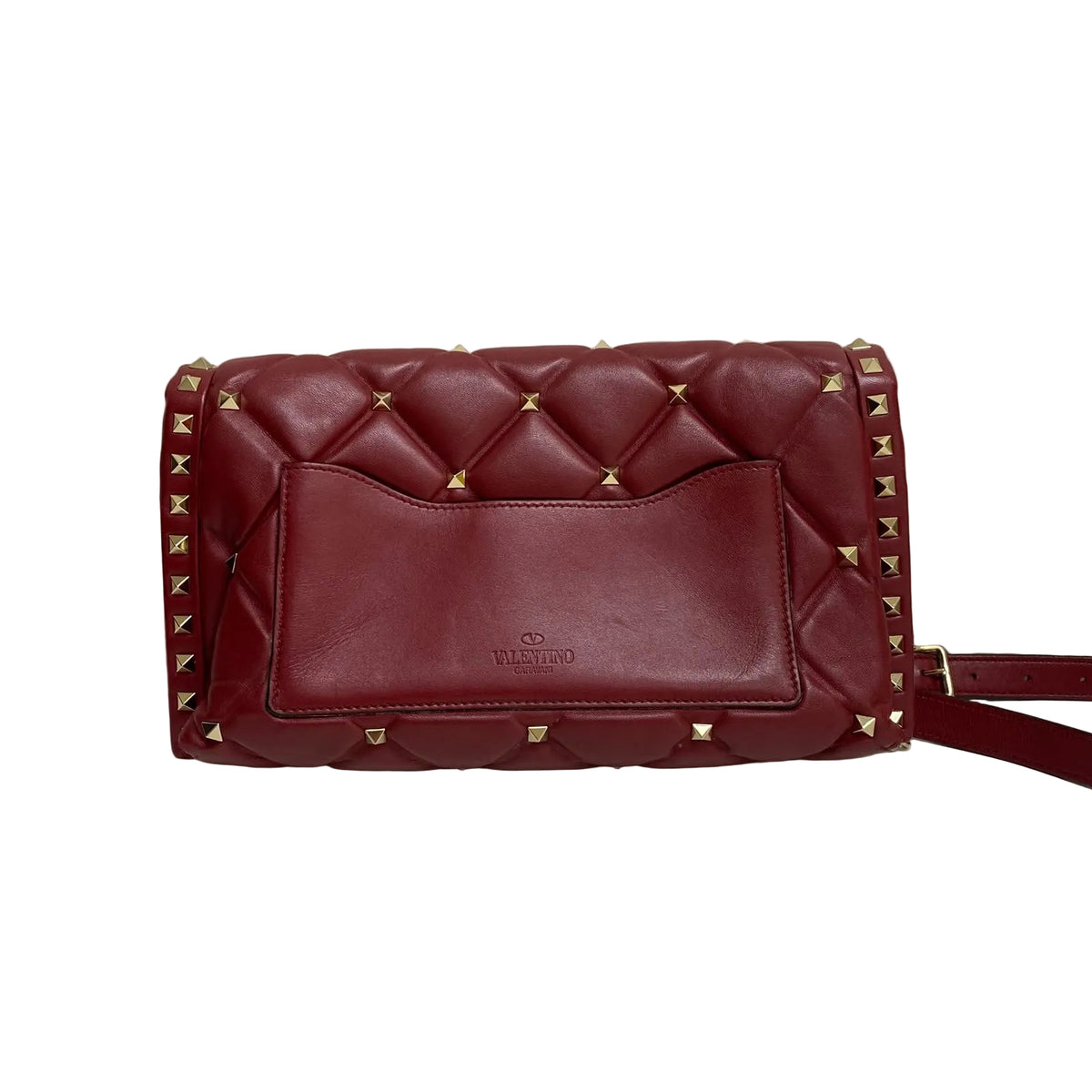Bolsa Valentino Garavani Nappa Candystud Vermelha