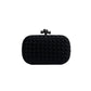 Clutch Bottega Veneta Intrecciato Preto Croco