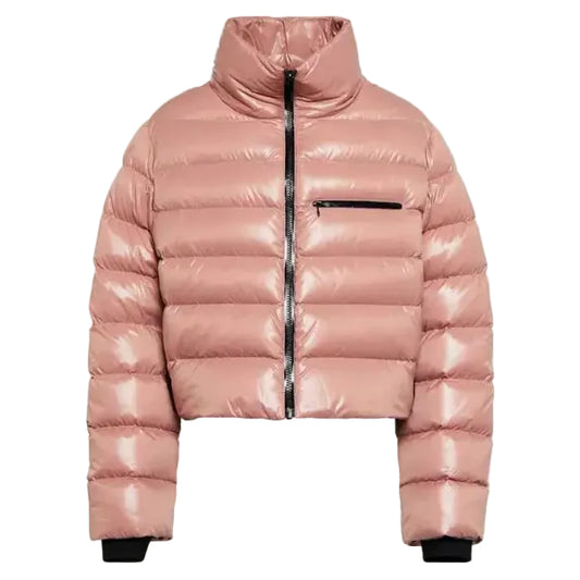 Jaqueta Moncler Rosa Tam PP/P Br