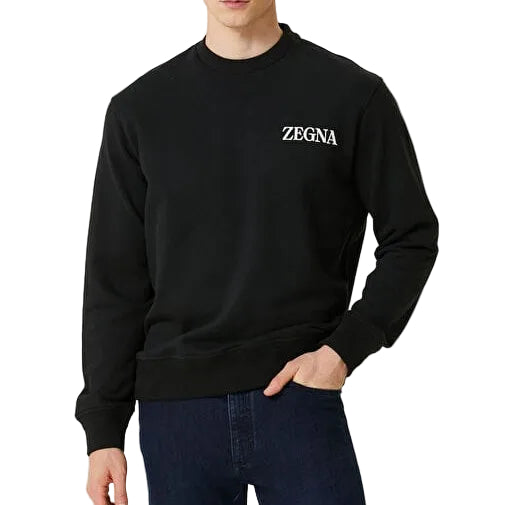 Moletom Zegna Preto Masculino Tam P BR