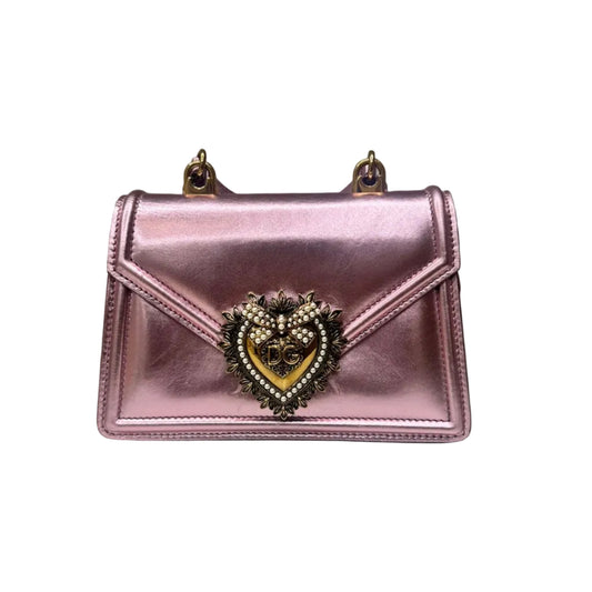 Bolsa Dolce&gabbana Devotion Rosa Cintilante Pequena