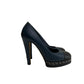 Sapato Chanel Azul Marinho Tam 36 Br
