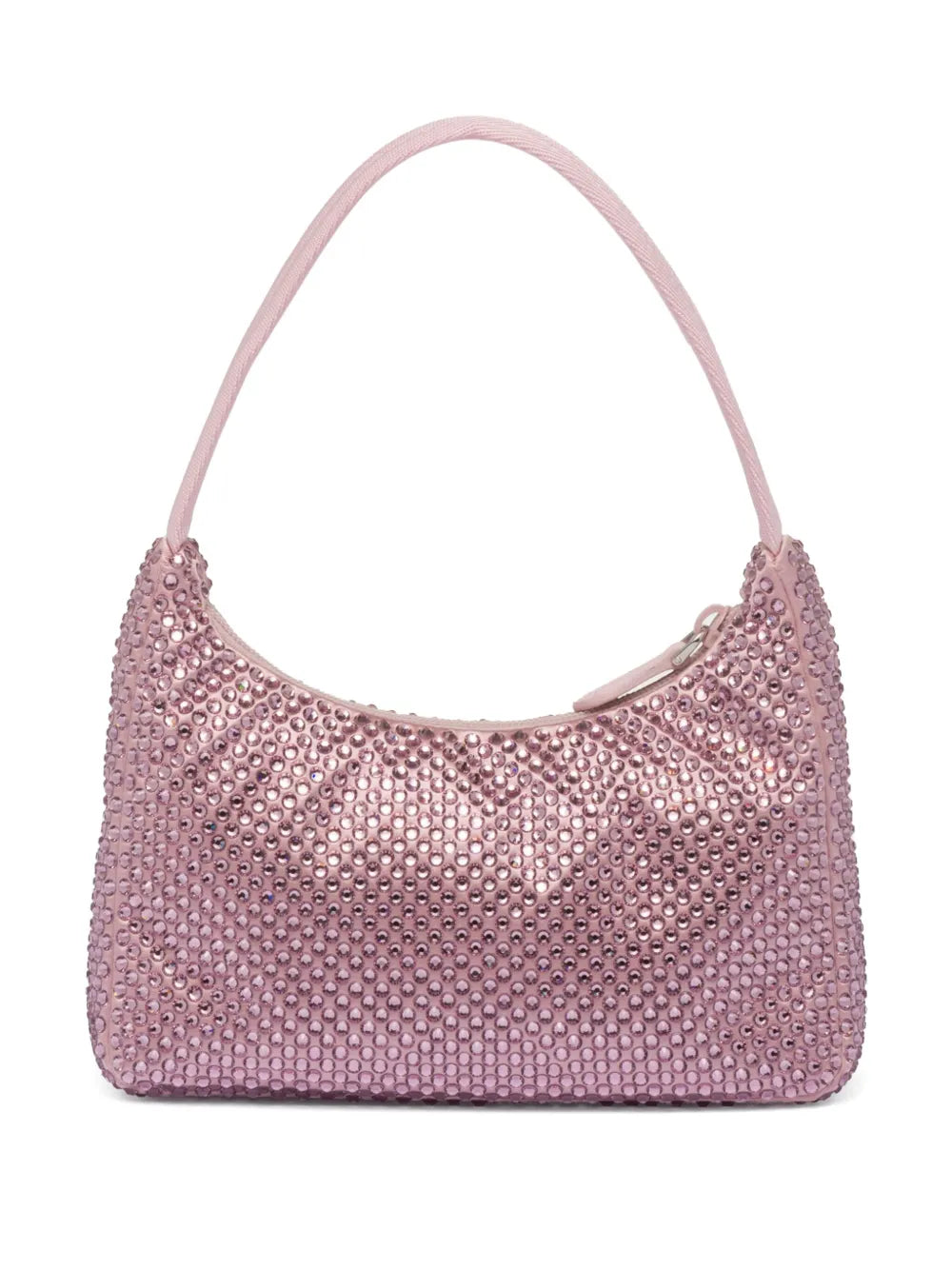 Bolsa Prada Re- Edition 2000 Com Cristais Rosa