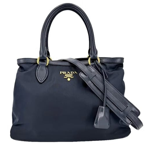 Bolsa Prada Tessuto Azul Marinho Nylon
