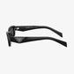 Oculos Prada Retangular Preto