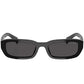 Oculos Prada Retangular Preto