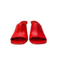 Mule Ferragamo Vermelho Tam 39 Br